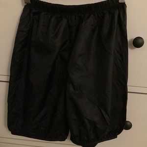 Body wrapper trash bag dance warmup shorts